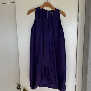 Proenza Schouler High Low Purple Dress